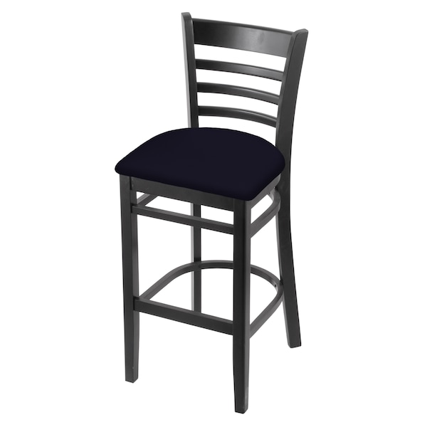 25" Counter Stool, Black Finish, Canter Twilight Seat